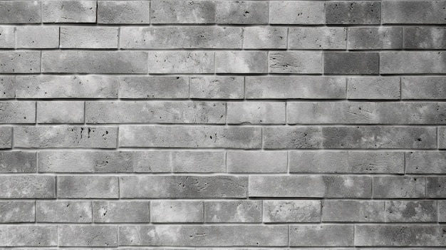 Photo a wall made of grey bricks