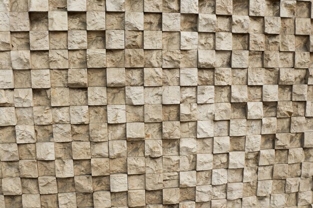 Wall made of the same type of stones