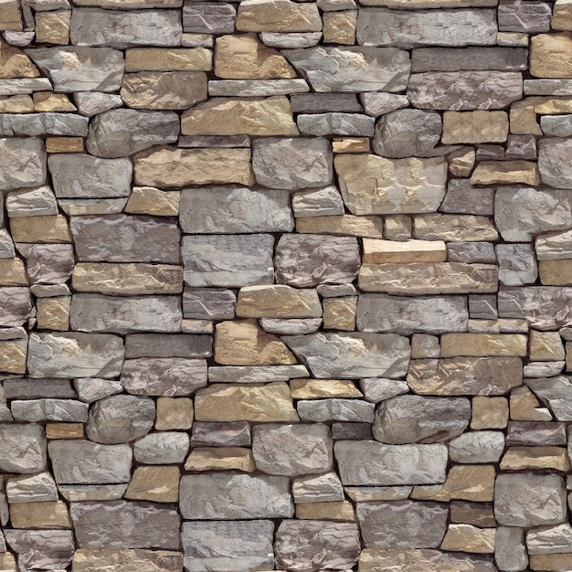 A wall made of stone and a stone wall.
