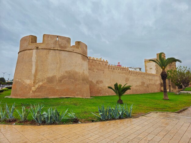 Wall of the medina of Sale in Morocco