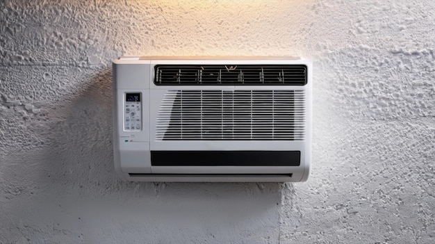 Photo wall mounted air conditioner on a wall