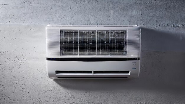 Wall Mounted Air Conditioner on a Wall