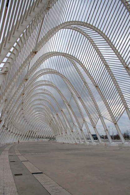 The Wall of Nations at the Olympic Complex OAKA in Athens Greece