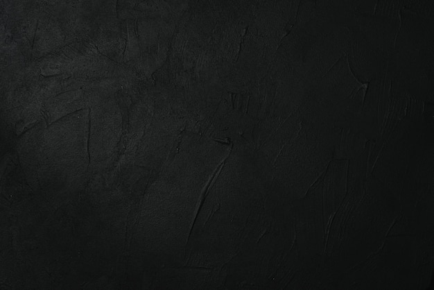 Wall painted black