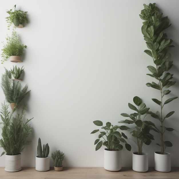 Photo wall plant shelf