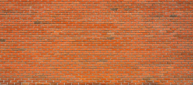 Wall of red brick architectural surface