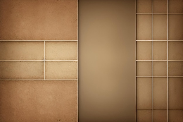 A wall that has a brown and beige color.