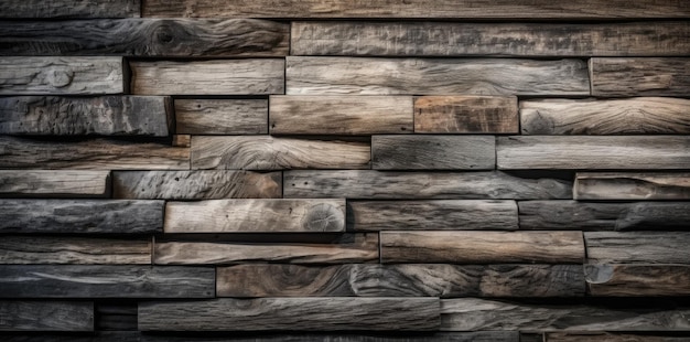 A wall that has wood