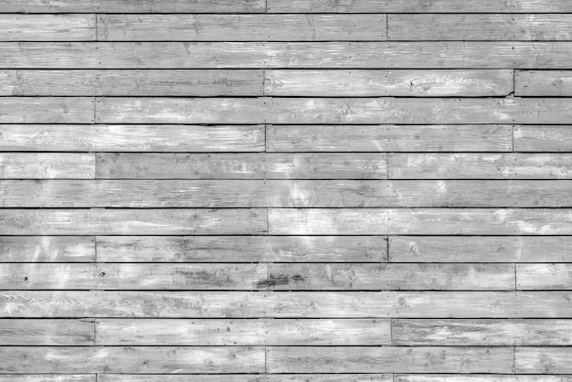 Wall of vintage boards covered with faded paint Decorative wooden background shabby chic