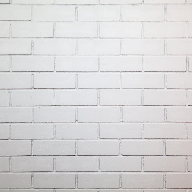 Wall of white bricks, for background.