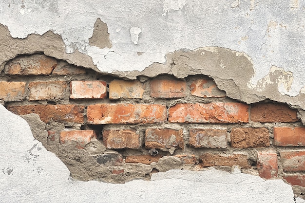 Wall with bricks background. Old wall texture.