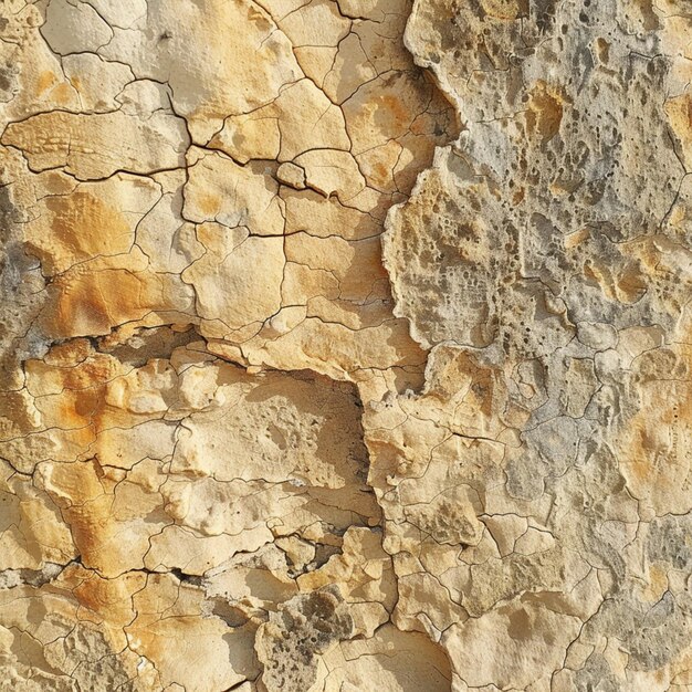 Foto un muro con una vernice rotta e sbucciante