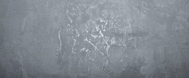 Wall with decorative plaster or concrete, silver color. Background, texture