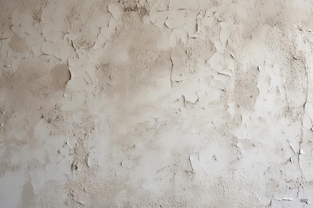 A wall with a rough texture and a small section of plaster