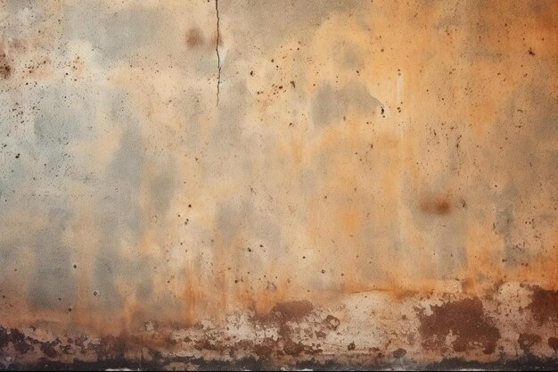 a wall with a rusted paint and a grunge background