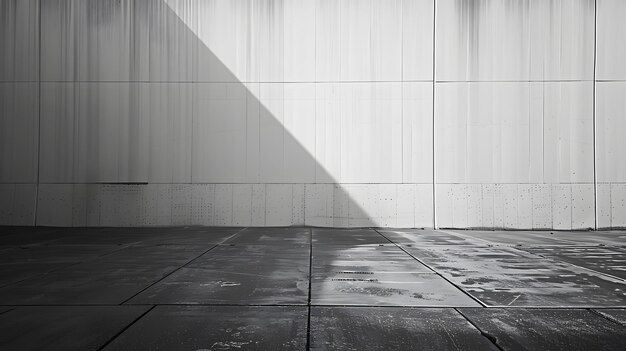 a wall with a shadow of a white wall and a shadow of a wall