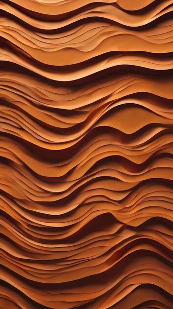 A wall with a wavy pattern made by the company