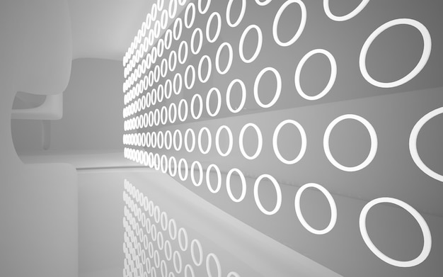 A wall with white circles on it