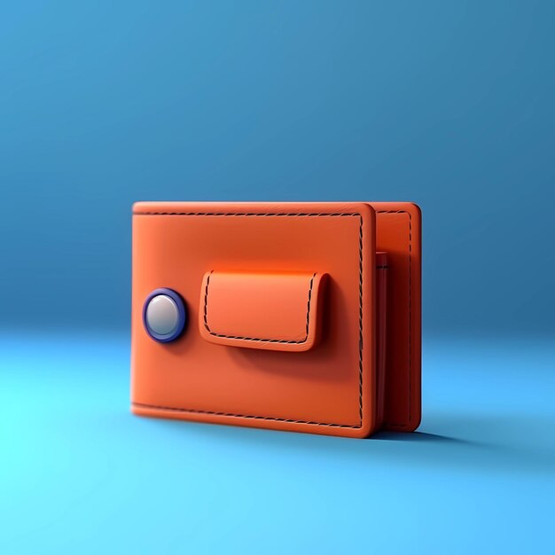 Wallet pouch financial and economic theme ai generated