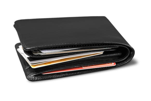 Wallet with Credit Cards in it