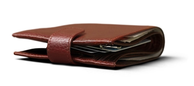 Wallet with Money and Credit Cards in it