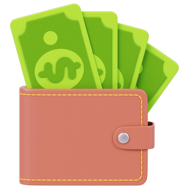 お金が入った財布