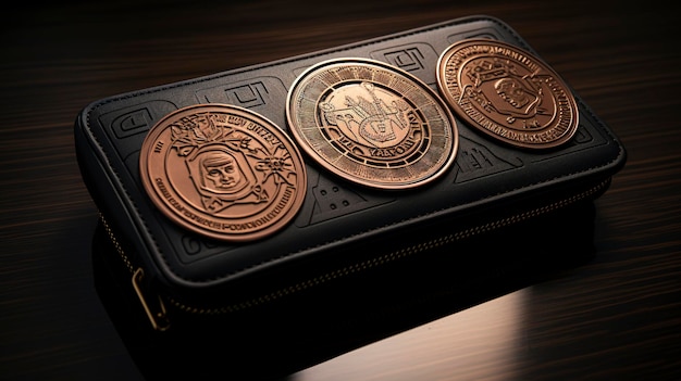 Wallet with Multiple Currency Compartments