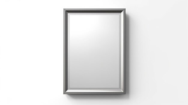 Photo wallmounted bathroom mirror