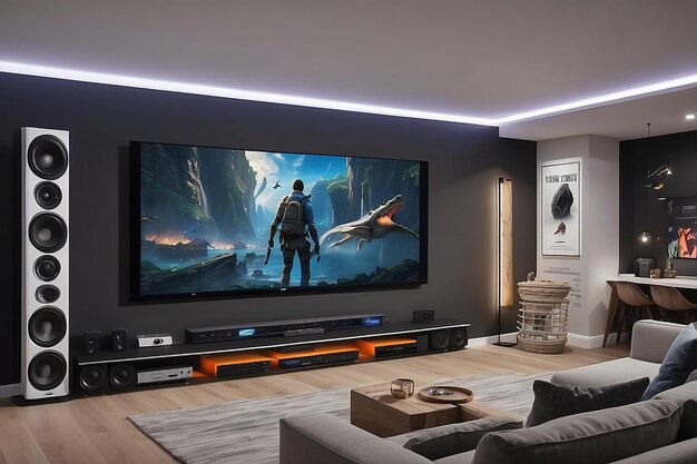 WallMounted Soundbar Feature Enhanced Audio