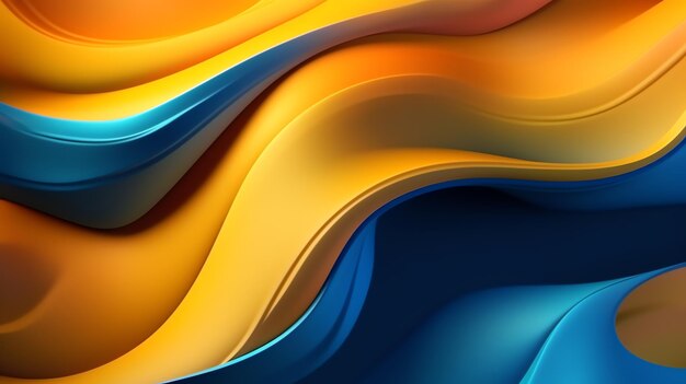 Wallpaper abstrack organic liquid ilustration