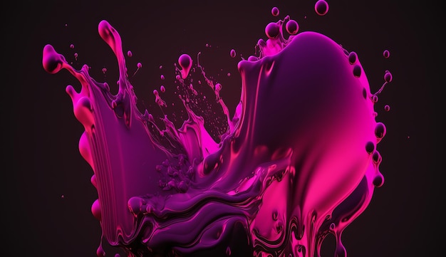 Photo wallpaper abstract fluid fractal