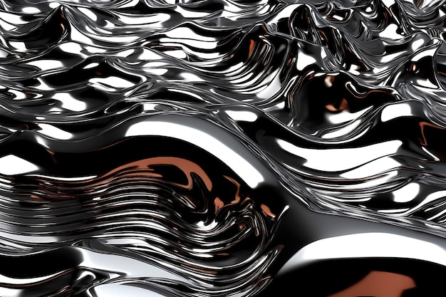 Photo wallpaper abstract organic liquid illustration ai generated