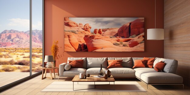壁紙 抽象的なアメリカ 美学的な砂漠の背景