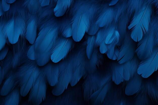 Wallpaper achtergrond blauwe veren