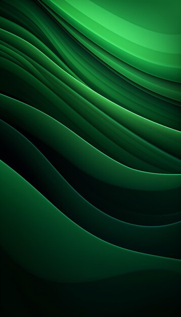 Wallpaper background the above dynamic green image Generate AI