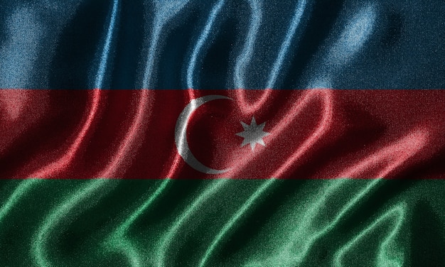 Wallpaper by Azerbaijan flag and waving flag by fabric