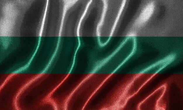 Wallpaper by Bulgaria flag and waving flag by fabric.