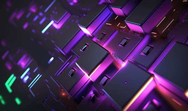 A wallpaper of cubes with the word cubes on it