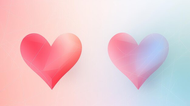 Wallpaper design heart background