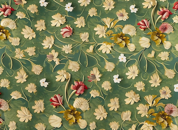 Wallpaper flower pattern background