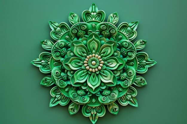 Photo wallpaper of indian mandala in colour gradient