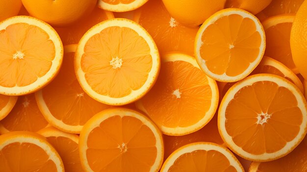 Wallpaper of many orange slices