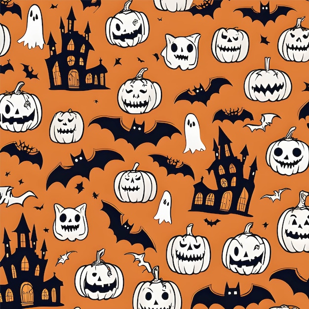 Wallpaper met een Halloween-thema