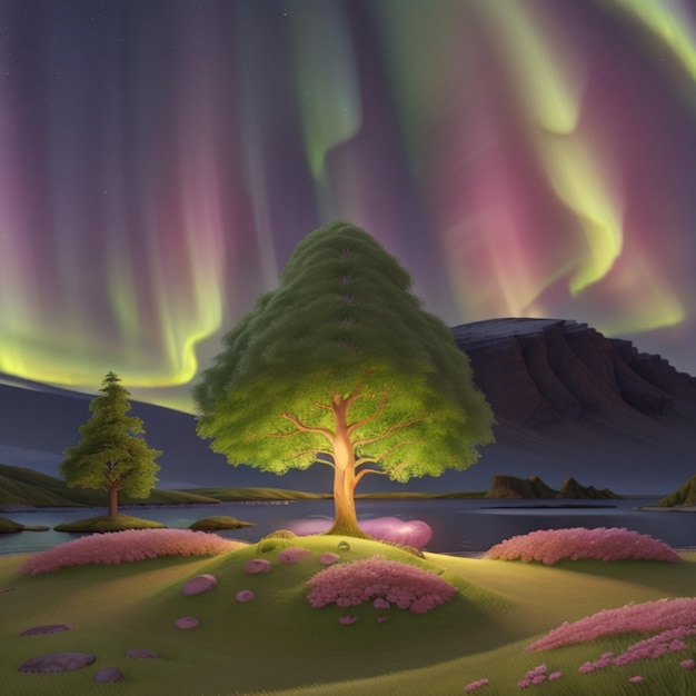 wallpaper northern lights