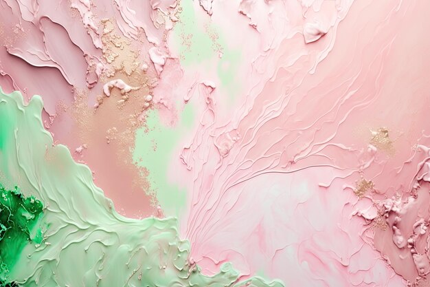 Wallpaper of pastel pink and green on paper