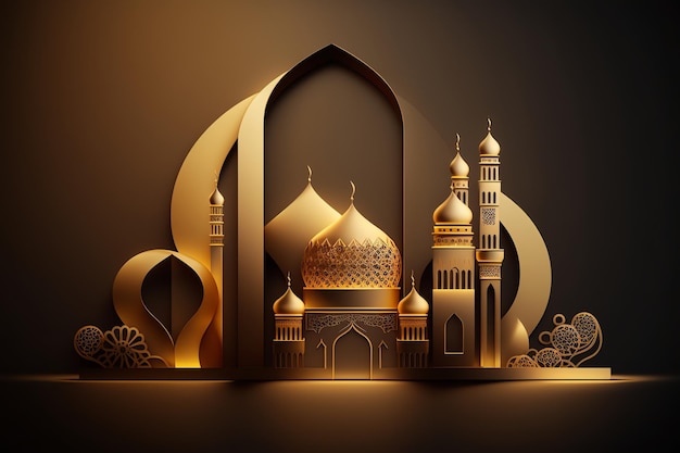 wallpaper ramadhan illustration 3D color islamic month, ramadhan event, islamic wallpaper