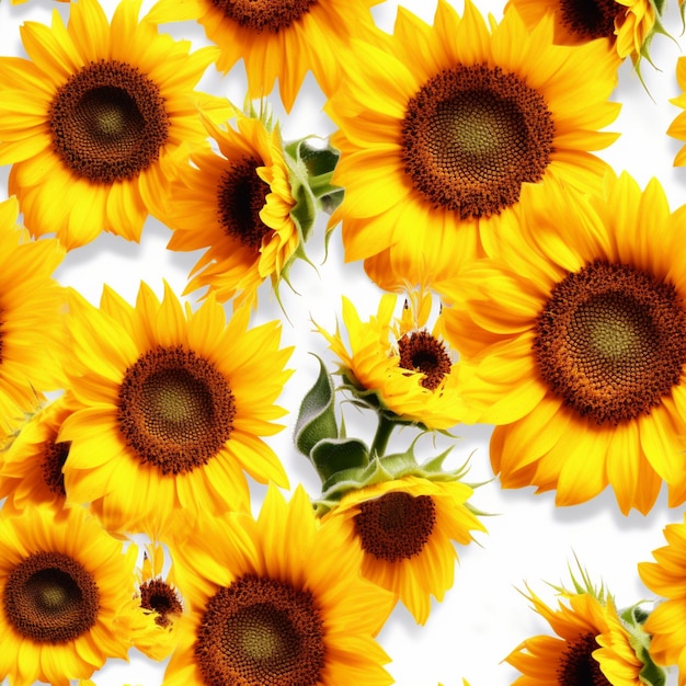 A wallpaper of sunflowers that is yellow and has the word sunflower on it.