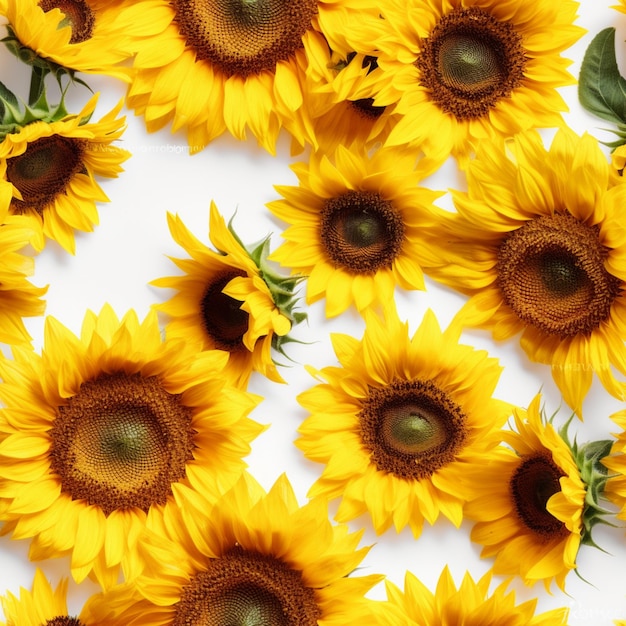 A wallpaper of sunflowers with the word sunflower on it.