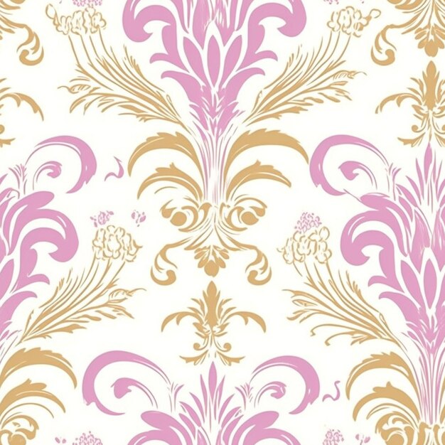 A wallpaper that is pink and gold