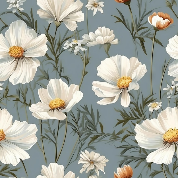 A wallpaper that says'white cosmos'on it